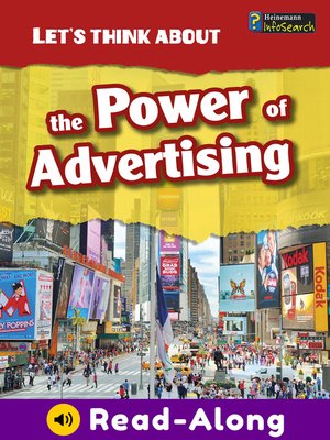 cover image of Let's Think About the Power of Advertising